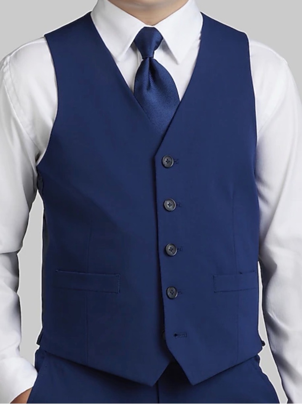 Jos. A. Bank Men's Navy Blue Dress Vest